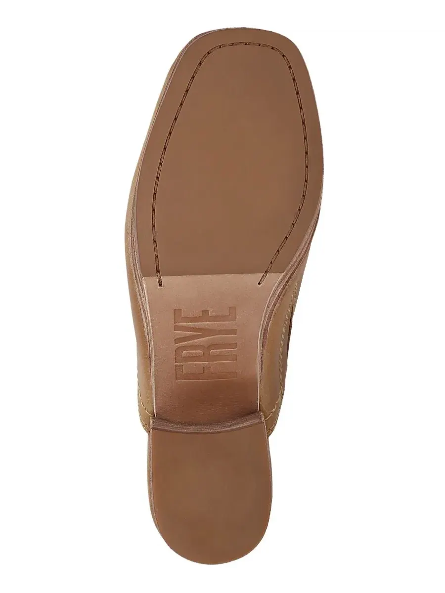 Женские кожаные сабо на массивном каблуке Campus Frye, Banana Leather — изображение 5 из 5