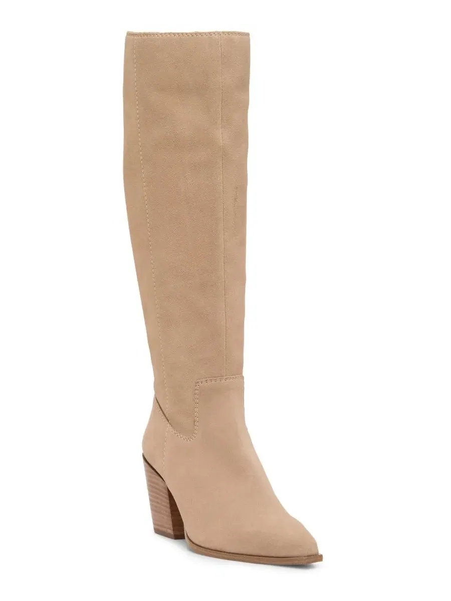 Ботинки женские с широким голенищем, модель Pamlia Vince Camuto, Tortilla Suede