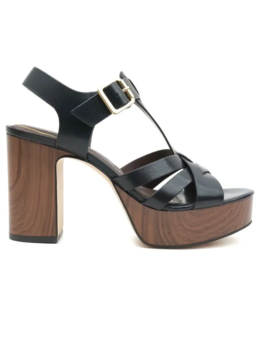 Босоножки-платформа Lotus с блочным каблуком Kenneth Cole New York — изображение 2 из 8, черный