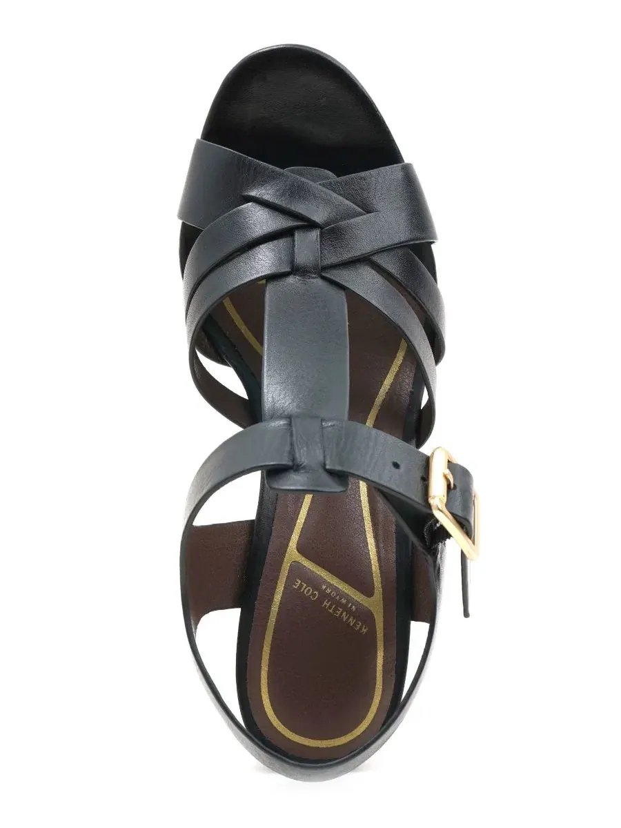Босоножки-платформа Lotus с блочным каблуком Kenneth Cole New York — изображение 4 из 8, черный