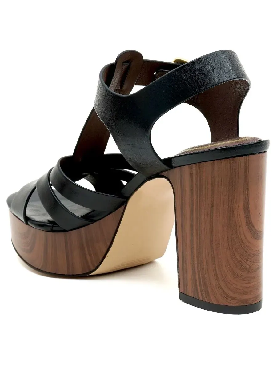 Босоножки-платформа Lotus с блочным каблуком Kenneth Cole New York — изображение 6 из 8, черный