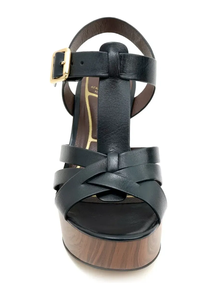 Босоножки-платформа Lotus с блочным каблуком Kenneth Cole New York — изображение 7 из 8, черный