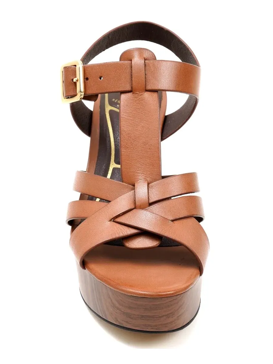 Босоножки-платформа на каблуке Lotus Kenneth Cole New York, Luggage Leather — изображение 7 из 8