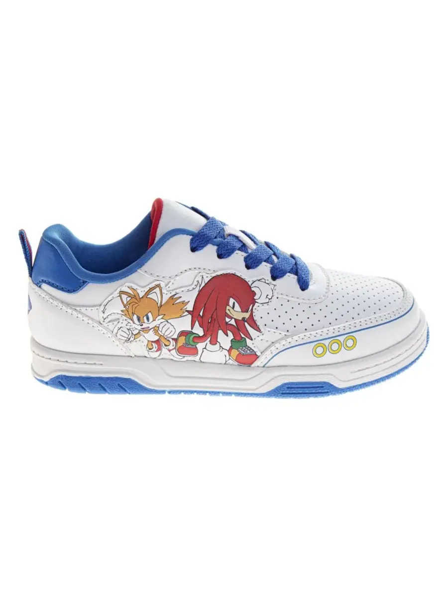 Кроссовки для мальчиков Rival Racers Court Sneakers Sonic The Hedgehog — изображение 2 из 7, белый синий