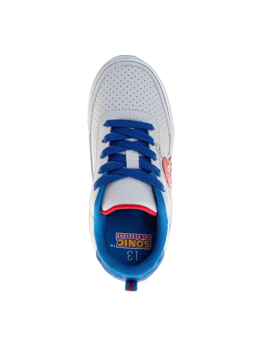 Кроссовки для мальчиков Rival Racers Court Sneakers Sonic The Hedgehog — изображение 6 из 7, белый синий