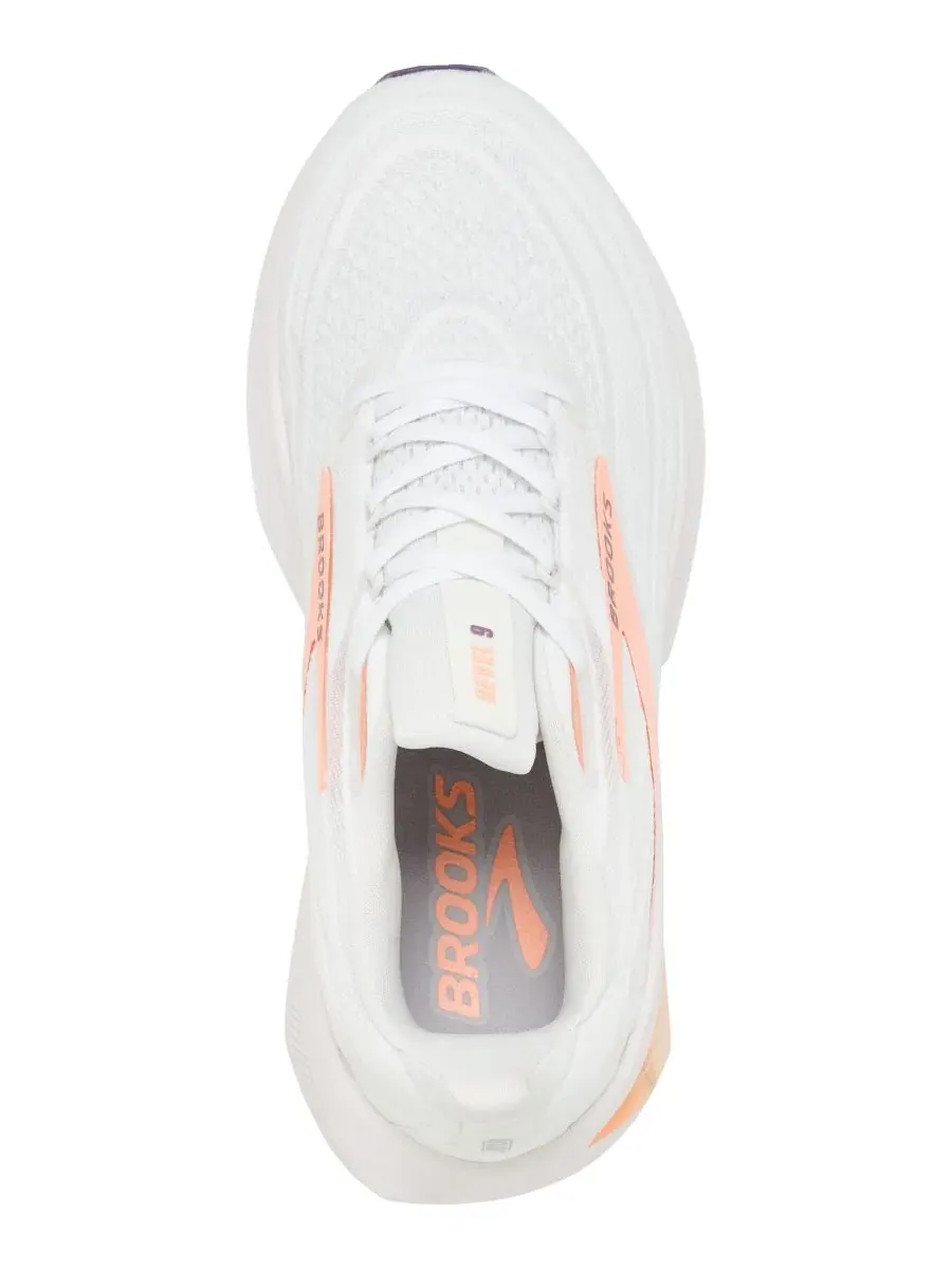 Кроссовки для бега Women's Revel 9 Brooks — изображение 4 из 5, белый фиолетовый