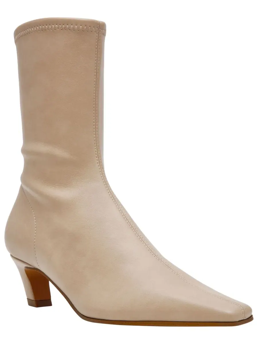 Ботильоны с каблуком-рюмочкой, с квадратным мысом Steve Madden, Toasted Marshmallow
