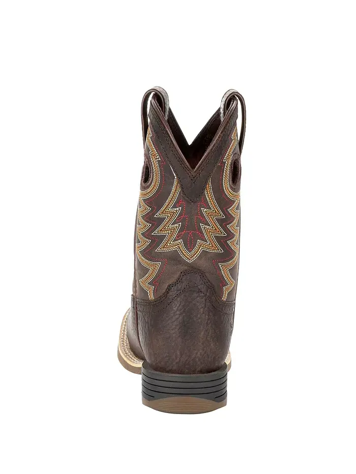 Детские ковбойские ботинки Lil' Rebel Pro Brown Durango — изображение 4 из 7, залив