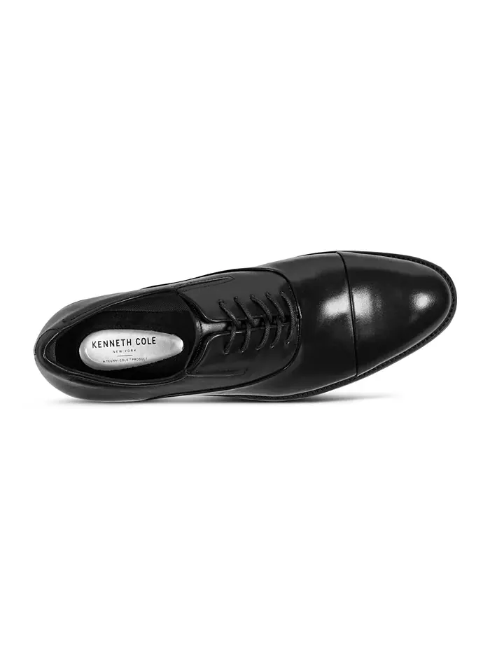 Мужские оксфорды Tully с кожаным мыском Kenneth Cole New York — изображение 3 из 5, черный