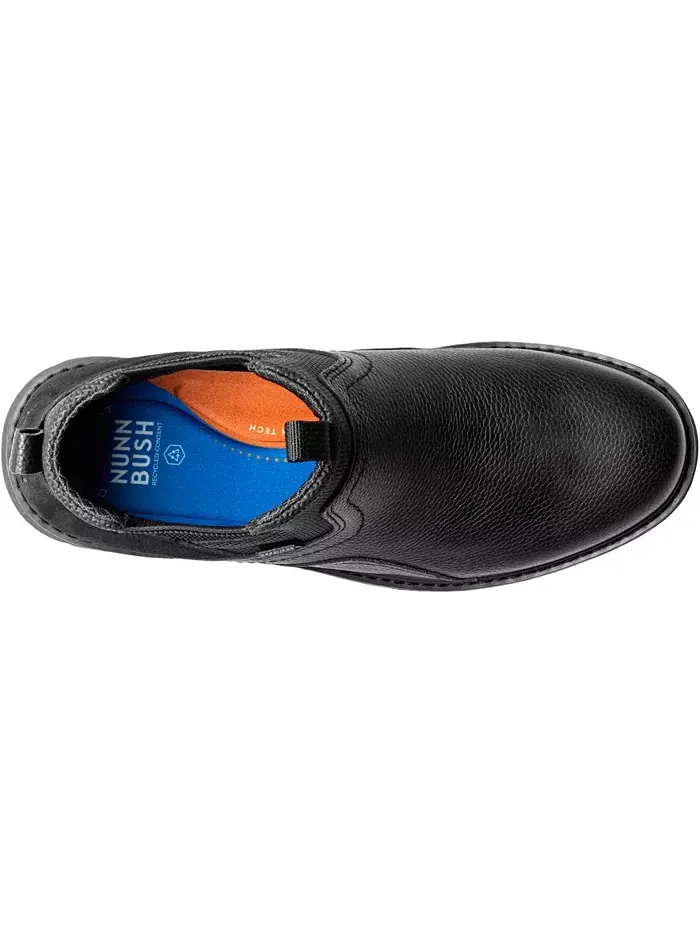 Мужские ботинки Chelsea Karnak Plain Toe Nunn Bush — изображение 6 из 7, черный