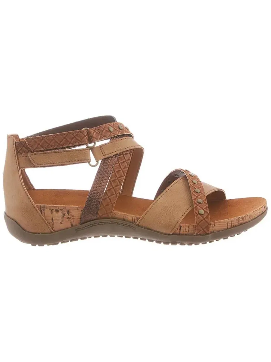 Женские сандалии Julianna II с круглым носком BEARPAW — изображение 2 из 3, бежевый
