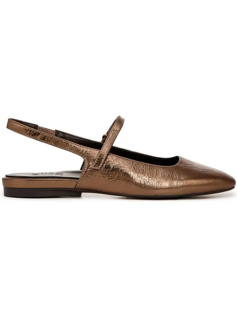 Женские балетки Connie Slingback Mary Jane Naturalizer — изображение 2 из 6, золотистый