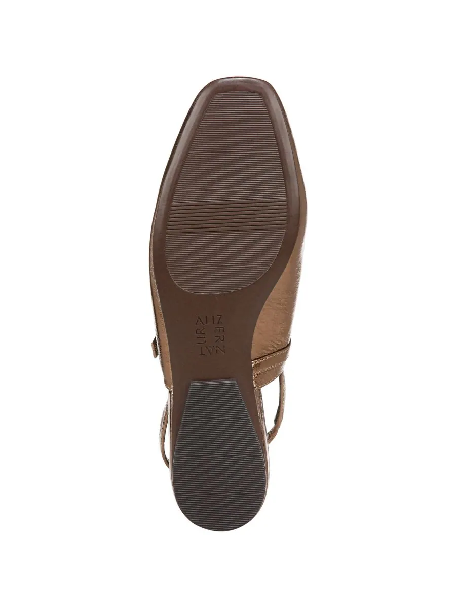 Женские балетки Connie Slingback Mary Jane Naturalizer — изображение 5 из 6, золотистый