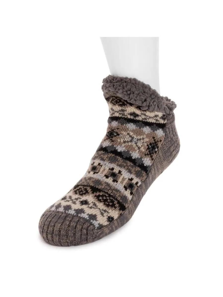 Мужские короткие носки-сапоги MUK LUKS — изображение 1 из 2, серый