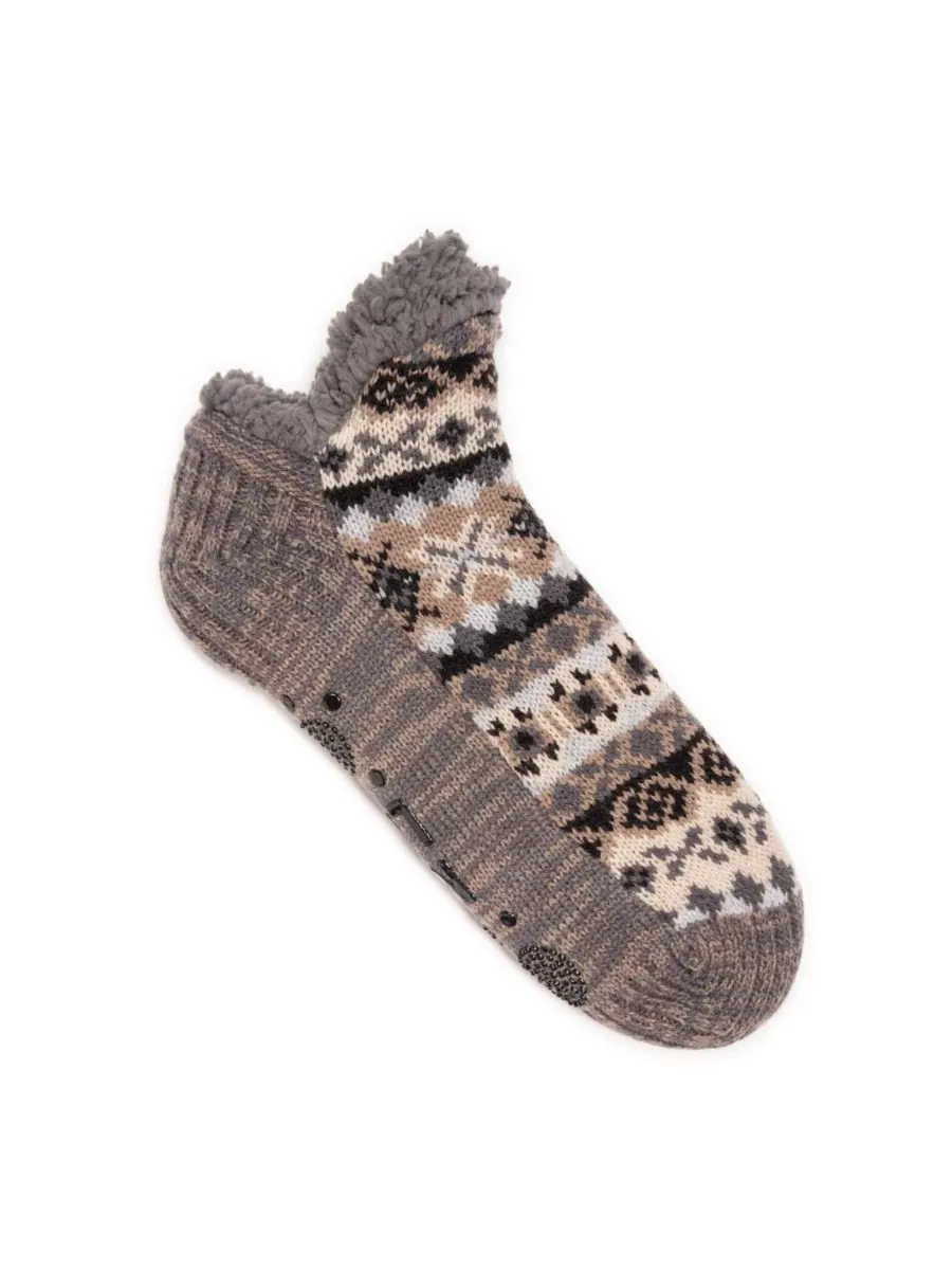 Мужские короткие носки-сапоги MUK LUKS — изображение 2 из 2, серый