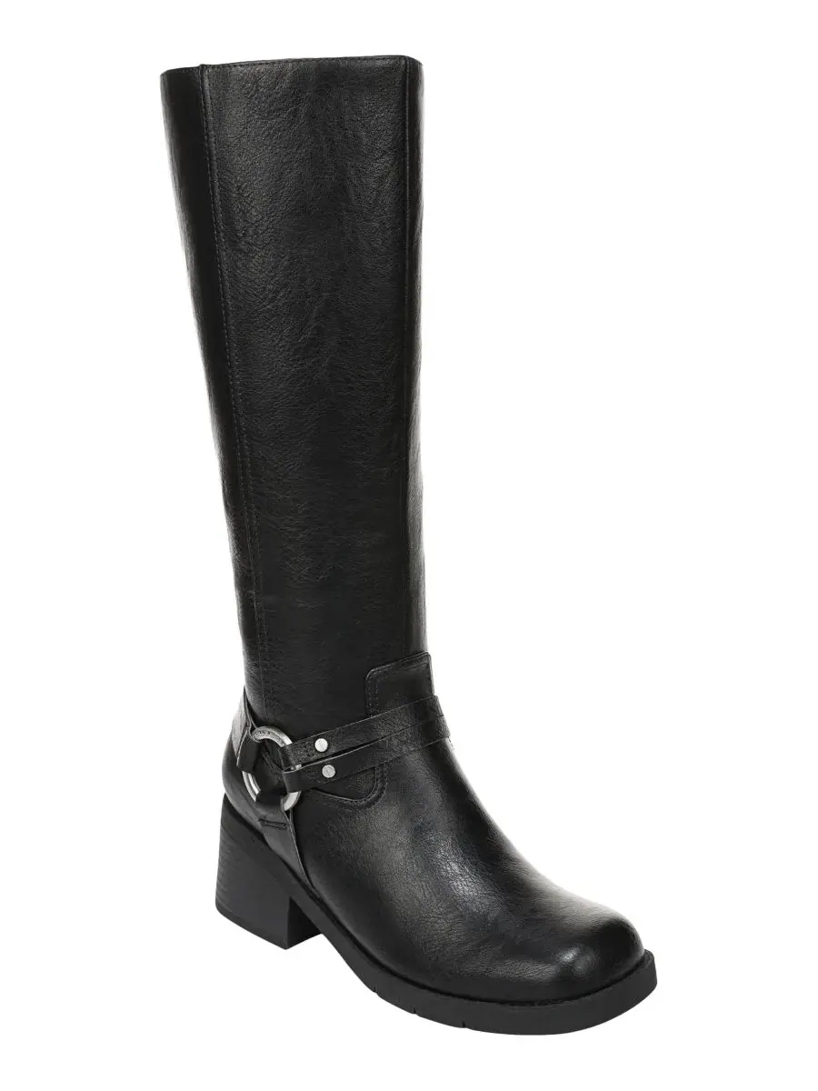 Женские сапоги-ботфорты с квадратным носком Joplin West Rugged Dr. Scholl's — изображение 1 из 5, черный