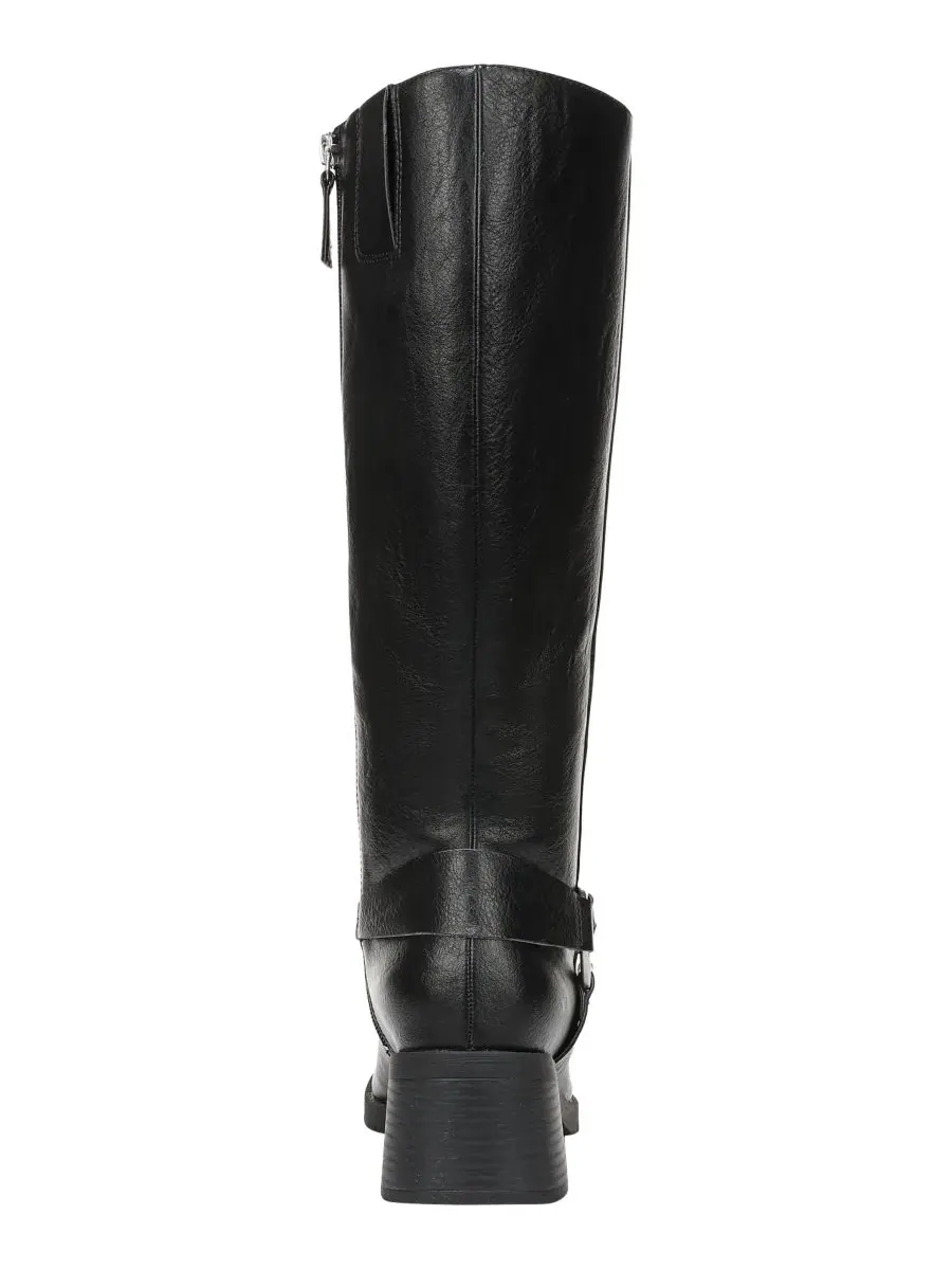 Женские сапоги-ботфорты с квадратным носком Joplin West Rugged Dr. Scholl's — изображение 3 из 5, черный