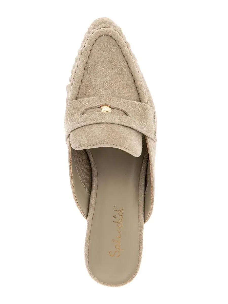 Женские мюли с каблуком Lotus Heeled Penny Loafer Mule Splendid, Ermine — изображение 4 из 5