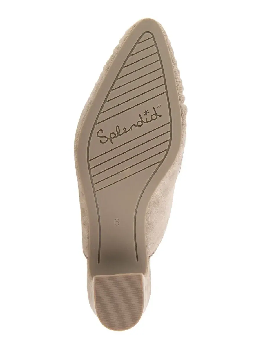 Женские мюли с каблуком Lotus Heeled Penny Loafer Mule Splendid, Ermine — изображение 5 из 5