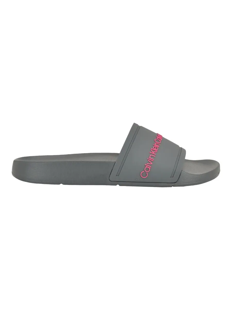 Сланцы женские Calvin Klein Anyka — изображение 2 из 5, темный серый
