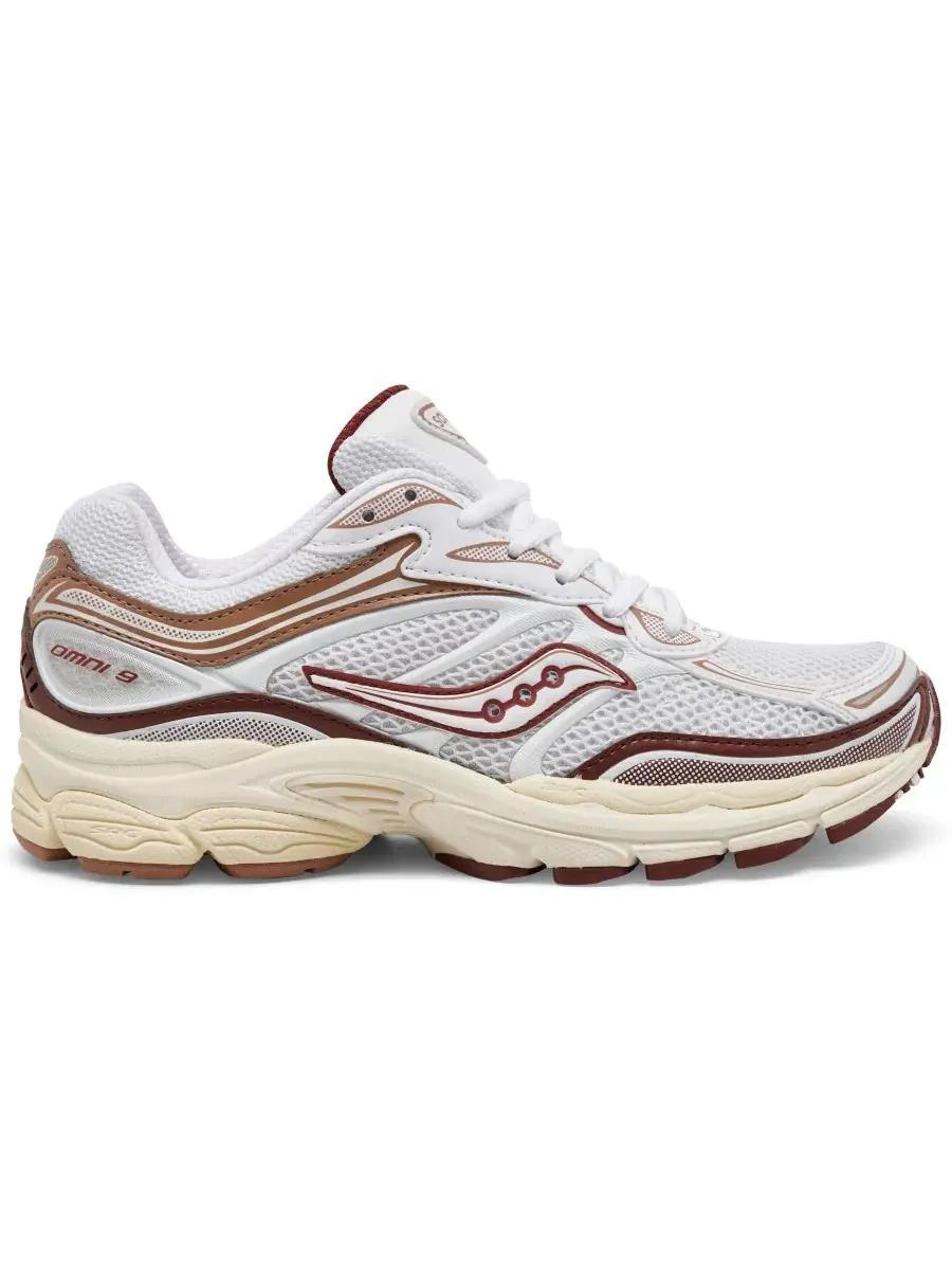 Кроссовки женские ProGrid Omni 9 Saucony — изображение 2 из 6, белый