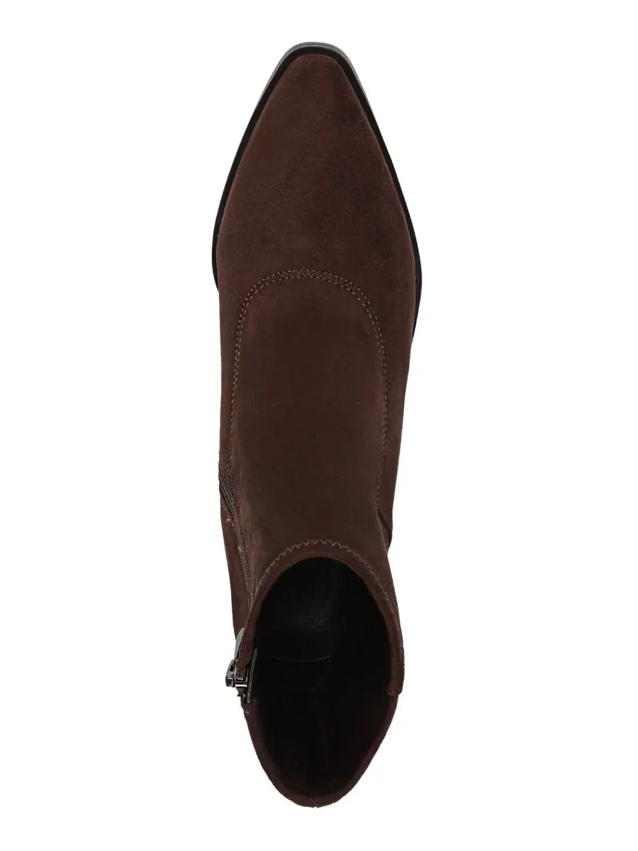 Ботинки с острым носком и молнией Dean Zipper Short Boots Naturalizer — изображение 4 из 5, коричневый