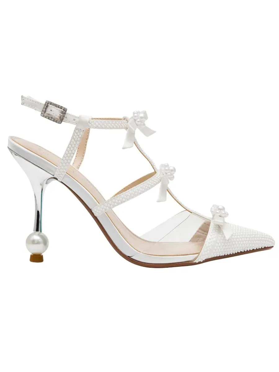 Туфли-лодочки с острым носком Betsey Johnson Everr — изображение 2 из 5, белый