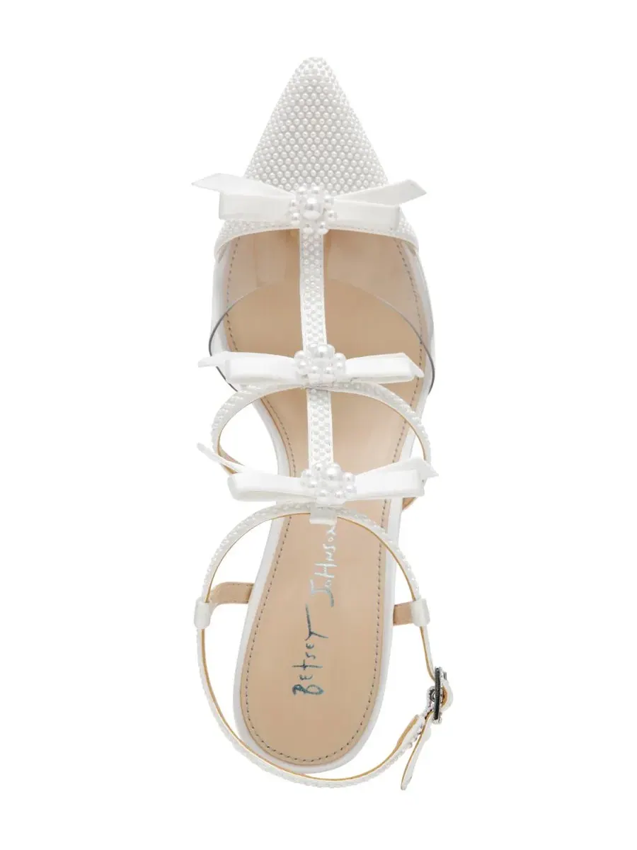 Туфли-лодочки с острым носком Betsey Johnson Everr — изображение 4 из 5, белый