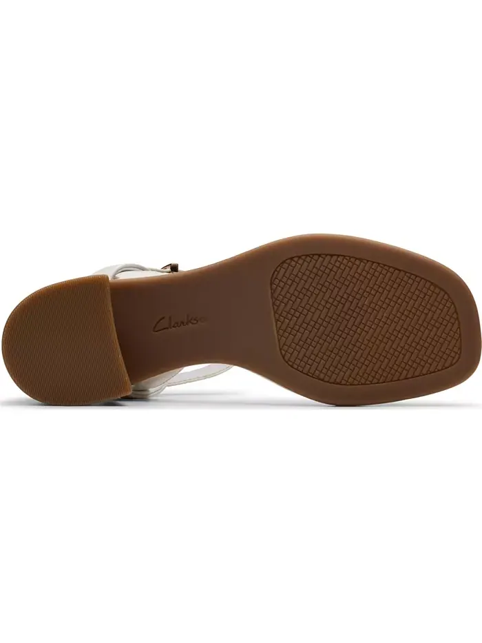 Сандалии Clarks Jaylan Ray, кожаные, на пряжках — изображение 4 из 8, белый