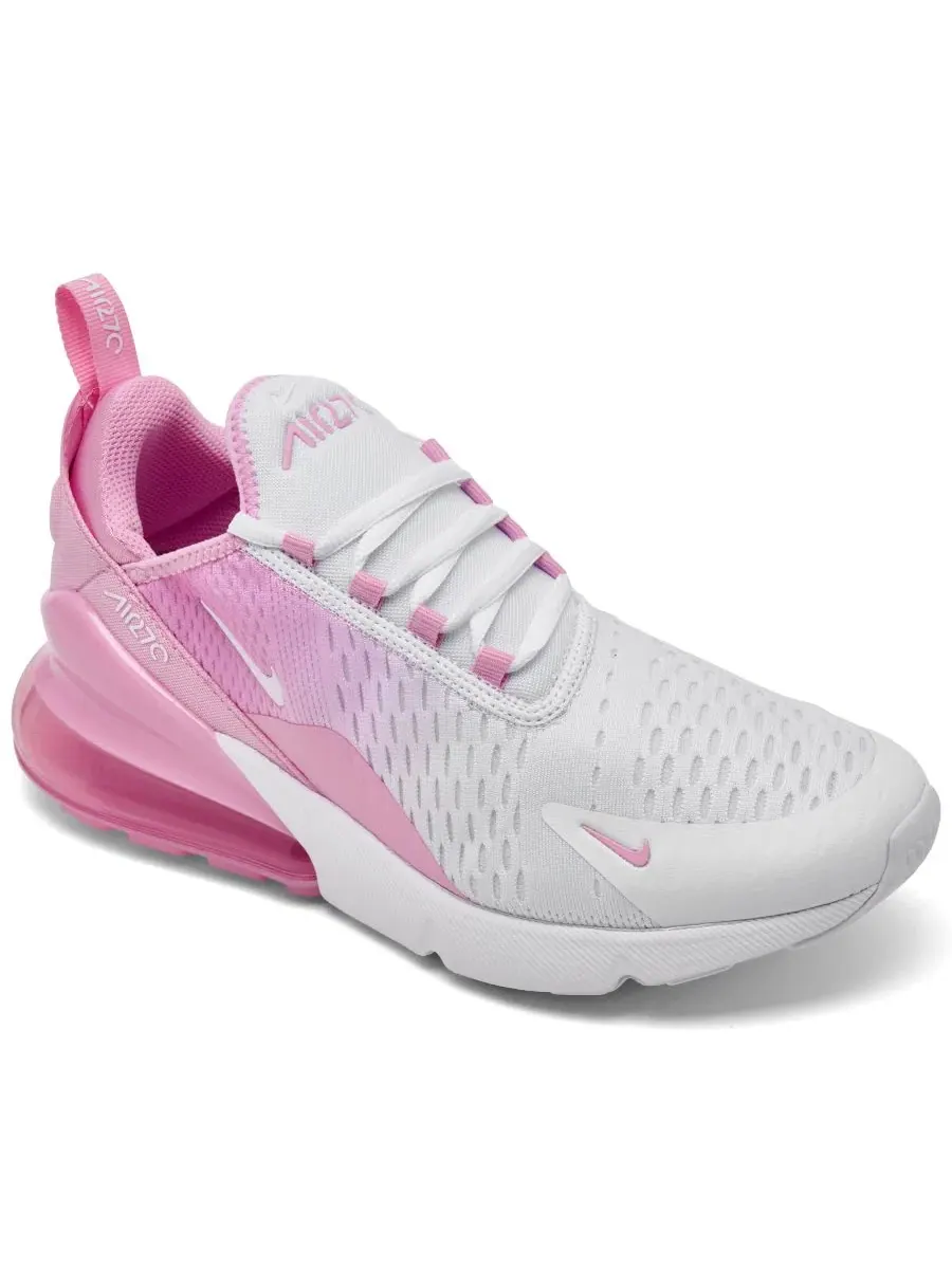 Кроссовки детские Nike Air Max 270 Running — изображение 1 из 6, розовый белый