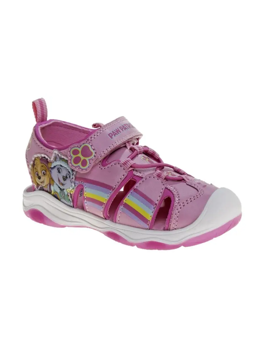 Сандалии спортивные закрытые с принтом Paw Patrol, модель Hook and Loop Closed Toe Sport Sandals — мульти