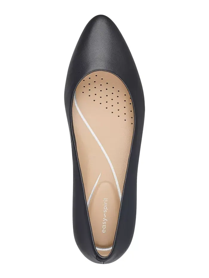 Женские балетки Caldise eFlex Slip-On на низком каблуке Easy Spirit — изображение 4 из 5, черный