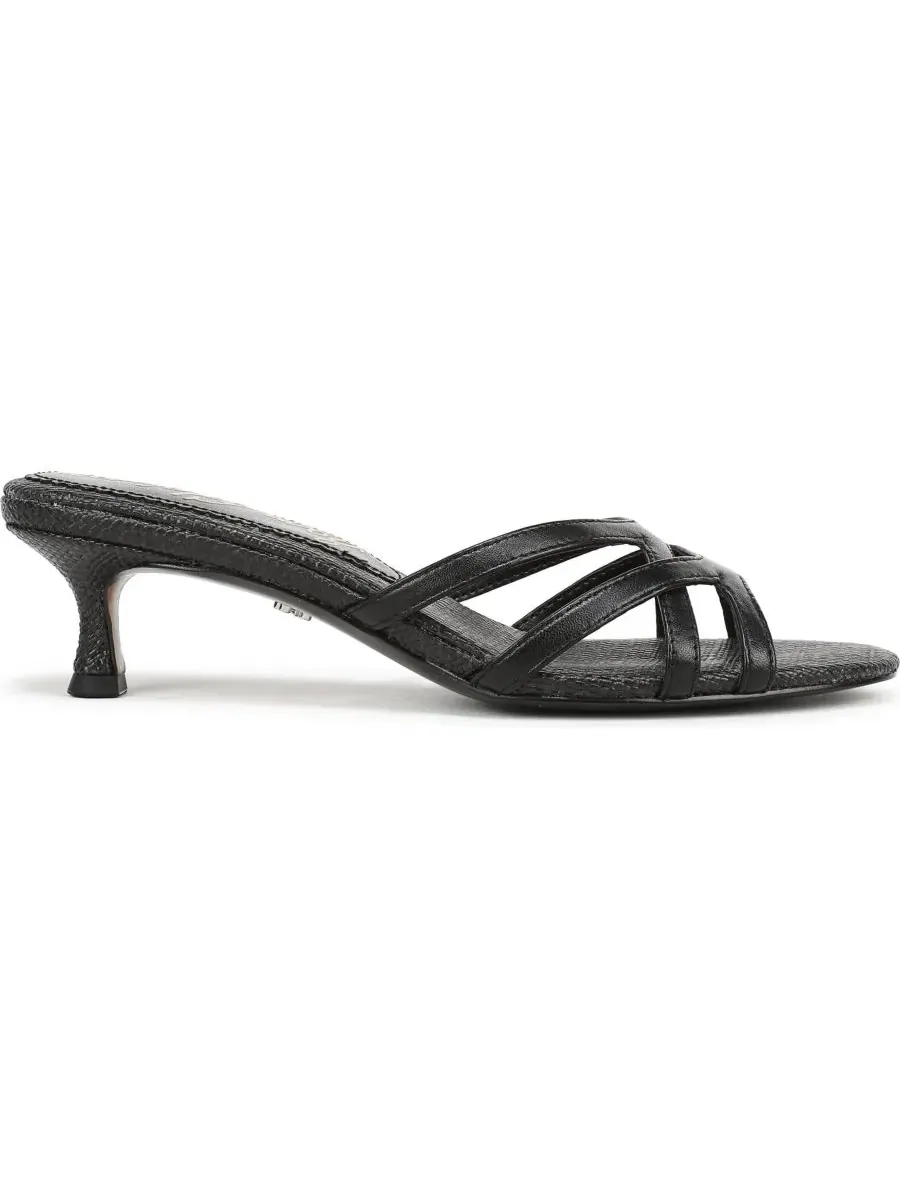Женские сандалии-шлепанцы Camille Sam Edelman — изображение 2 из 5, черный