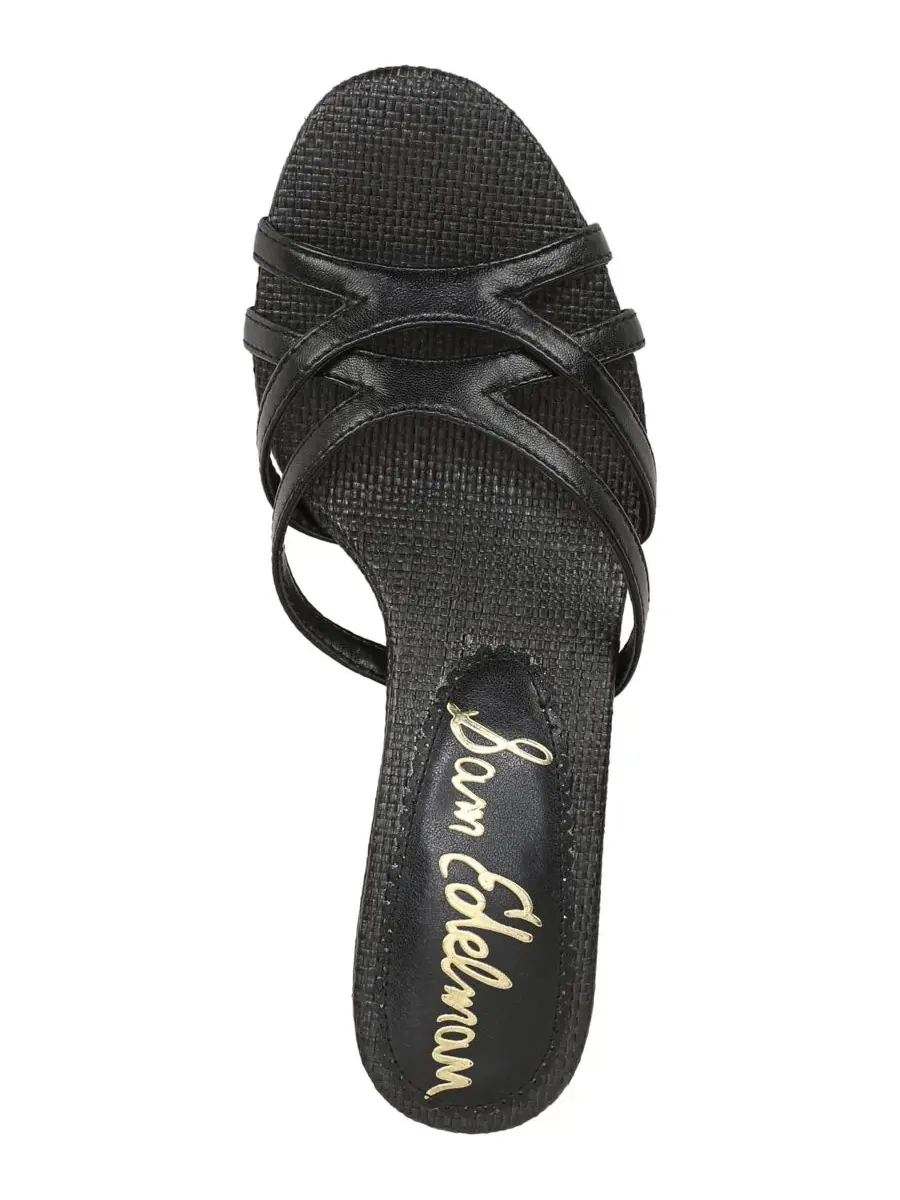 Женские сандалии-шлепанцы Camille Sam Edelman — изображение 4 из 5, черный