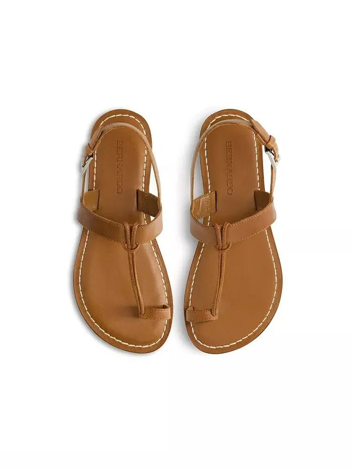 Сандалии Bernardo Maverick с двумя кольцами на пальцах ног Bernardo Footwear — изображение 5 из 6, коричневый