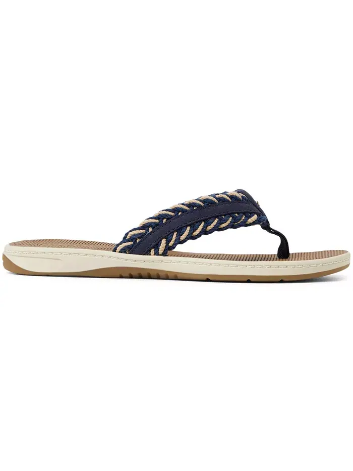 Женские сланцы Pony Fish на тонкой подошве Sperry — изображение 2 из 5, темно-синий