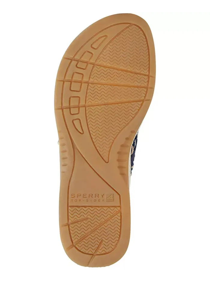 Женские сланцы Pony Fish на тонкой подошве Sperry — изображение 5 из 5, темно-синий