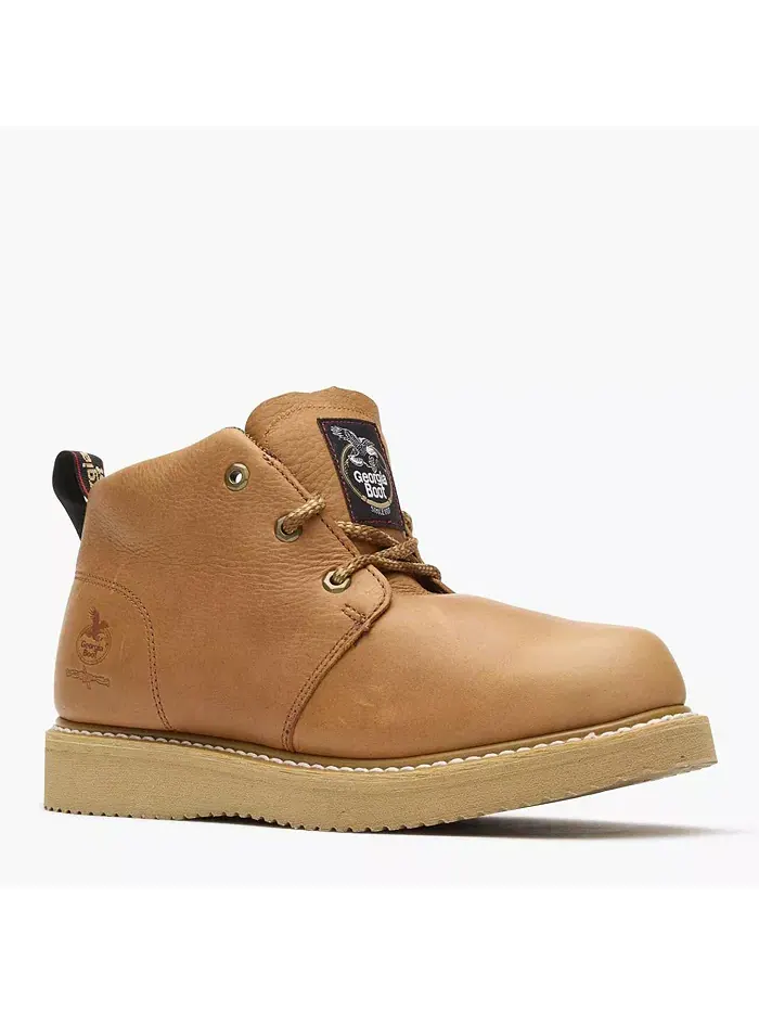 Мужские рабочие ботинки Wedge Chukka Georgia Boot — изображение 1 из 7, коричневый