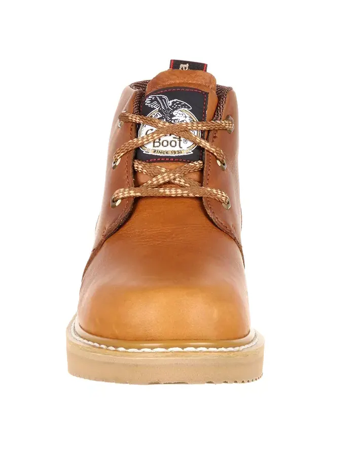 Мужские рабочие ботинки Wedge Chukka Georgia Boot — изображение 4 из 7, коричневый