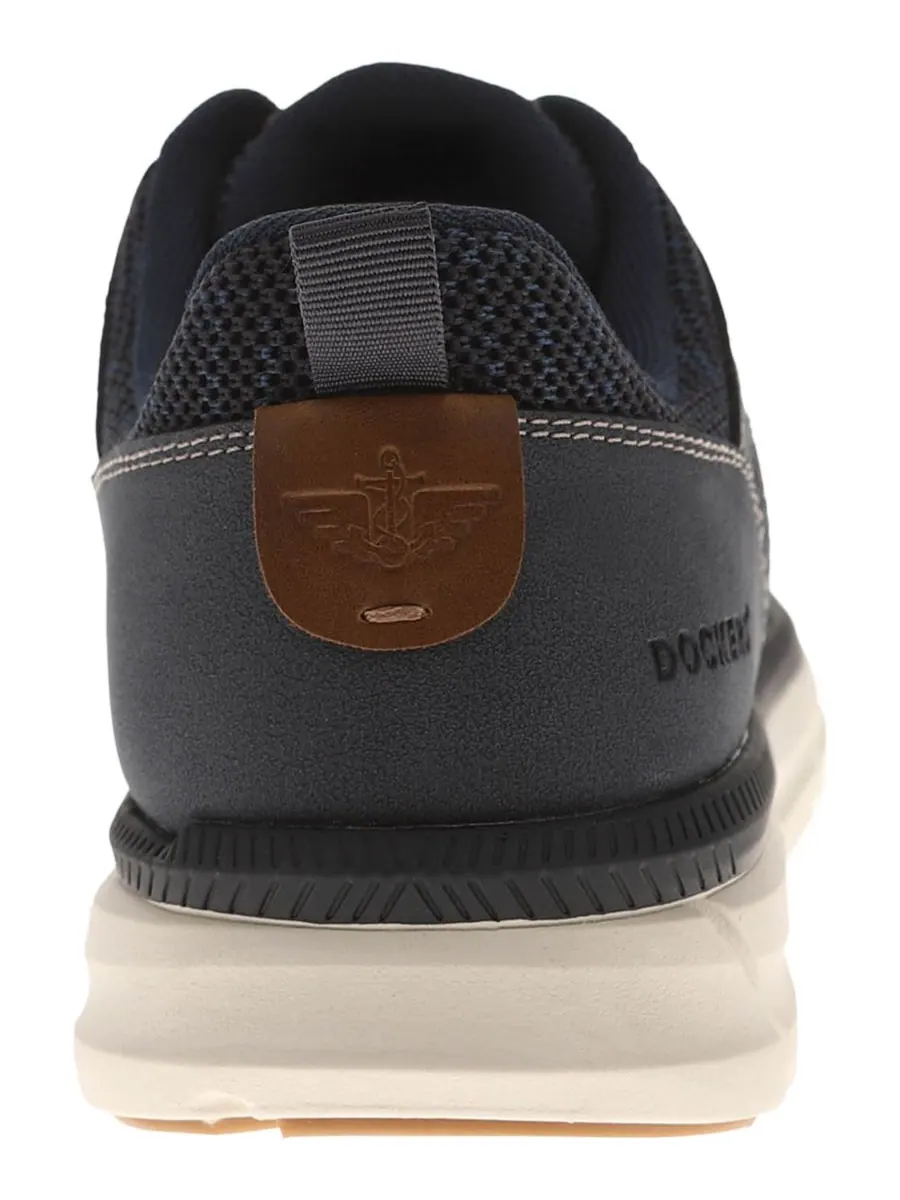 Мужские кроссовки GO-4-IT Active Rebound Knit на шнуровке Dockers — изображение 3 из 6, темно-синий
