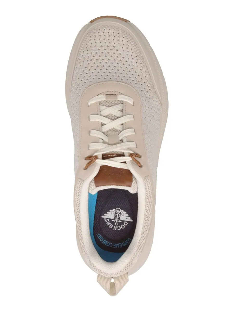 Мужские кроссовки GO-4-IT Active Rebound Knit на шнуровке Dockers — изображение 4 из 6, белый