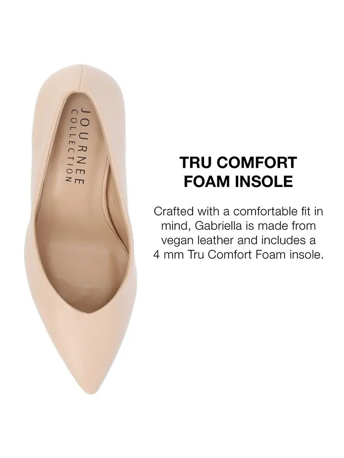 Женские туфли-лодочки из пеноматериала Gabriella Tru Comfort с острым носком Journee Collection — изображение 8 из 10