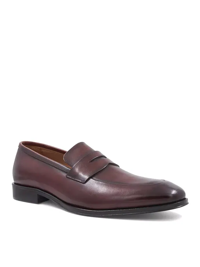 Мужские классические лоферы Maioco Penny Slip On Bruno Magli — изображение 1 из 6, кофе