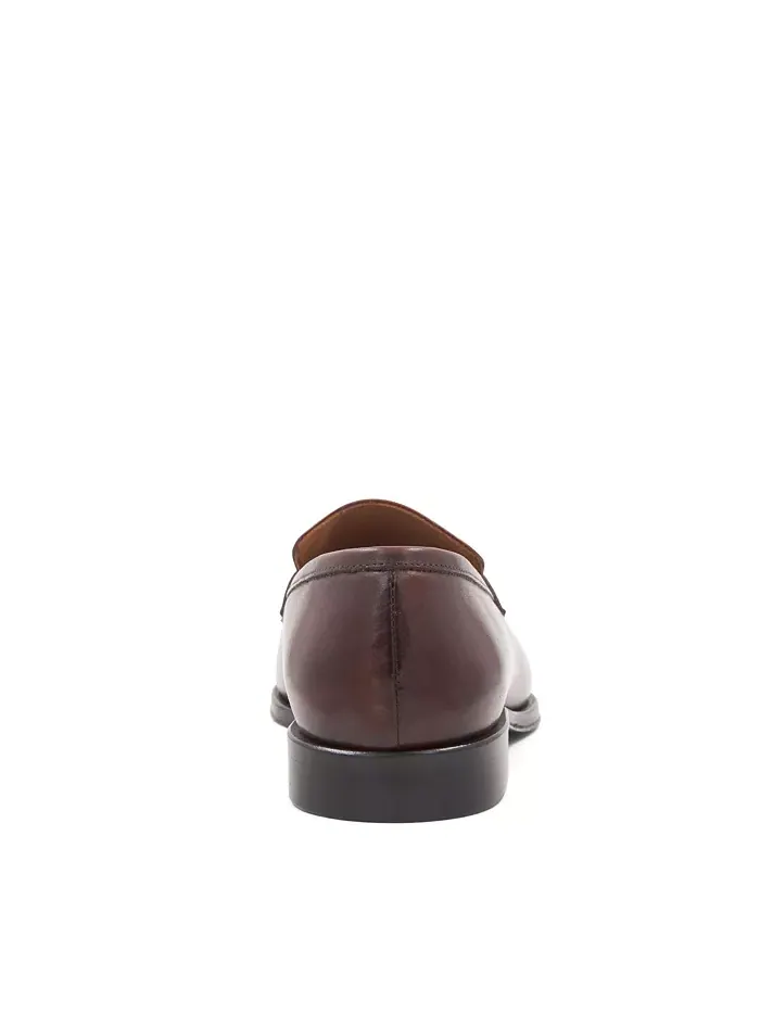 Мужские классические лоферы Maioco Penny Slip On Bruno Magli — изображение 3 из 6, кофе