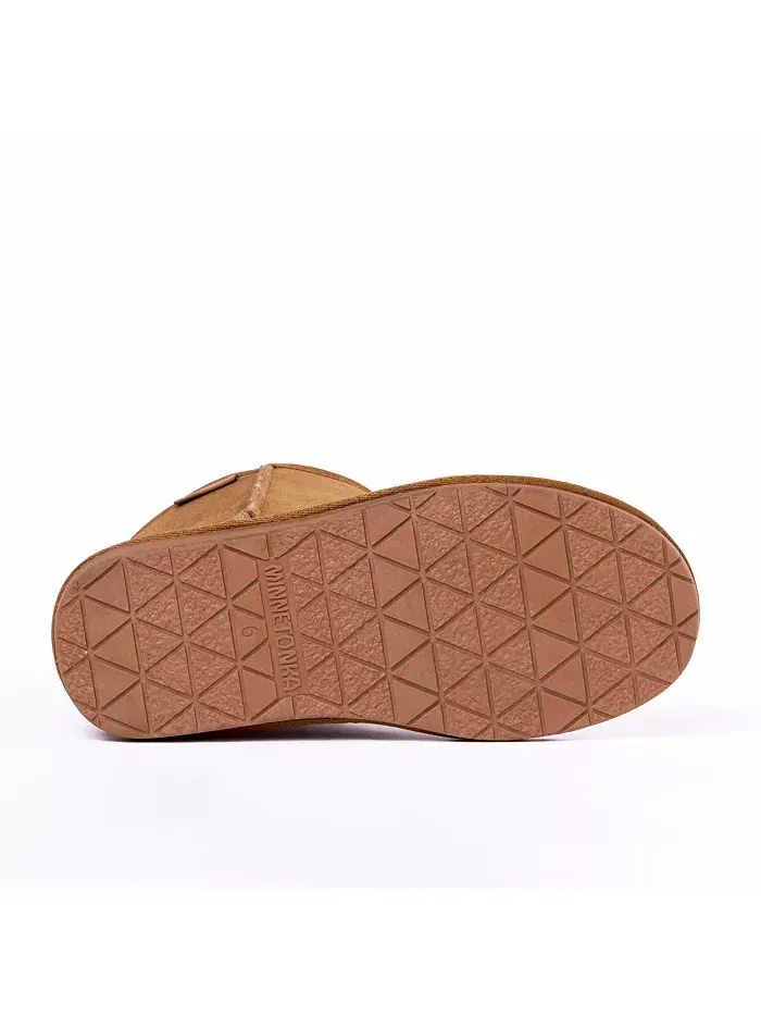Женские ботинки Callahan до середины икры из замши Minnetonka — изображение 6 из 6, бежевый/бежевый