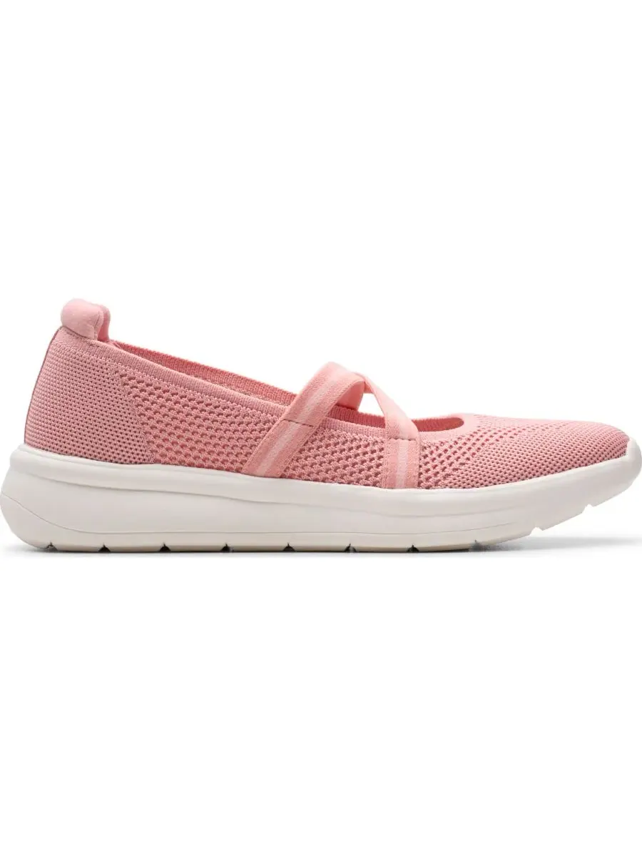 Балетки женские Clarks Ezrin Mist Mary Jane — изображение 2 из 6, розовый