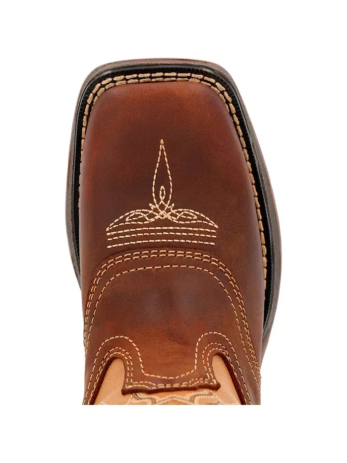 Детские ковбойские ботинки Lil Rebel от Kids Brown Tan Durango — изображение 6 из 7, коричневый бежевый