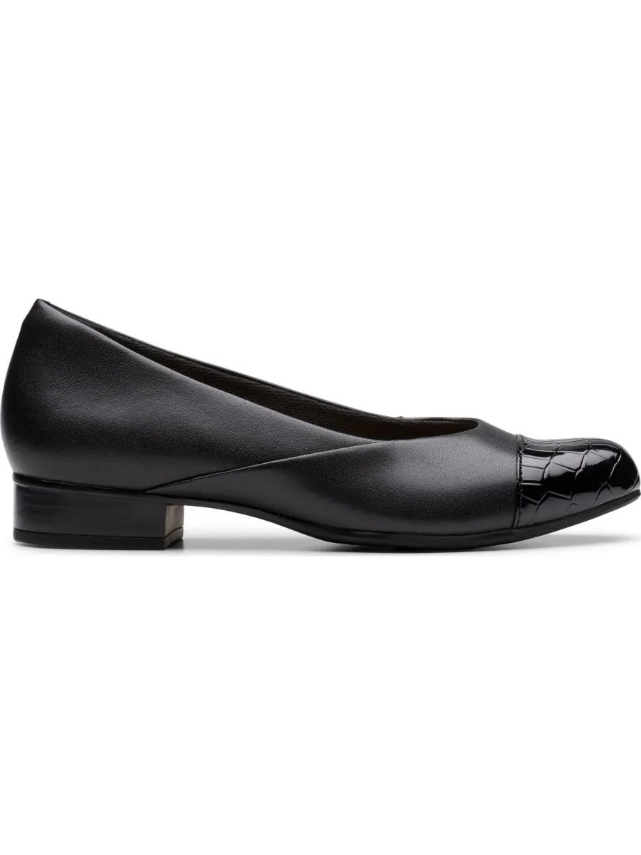 Слипоны женские Clarks Juliet Rise, натуральная кожа — изображение 2 из 5, черный