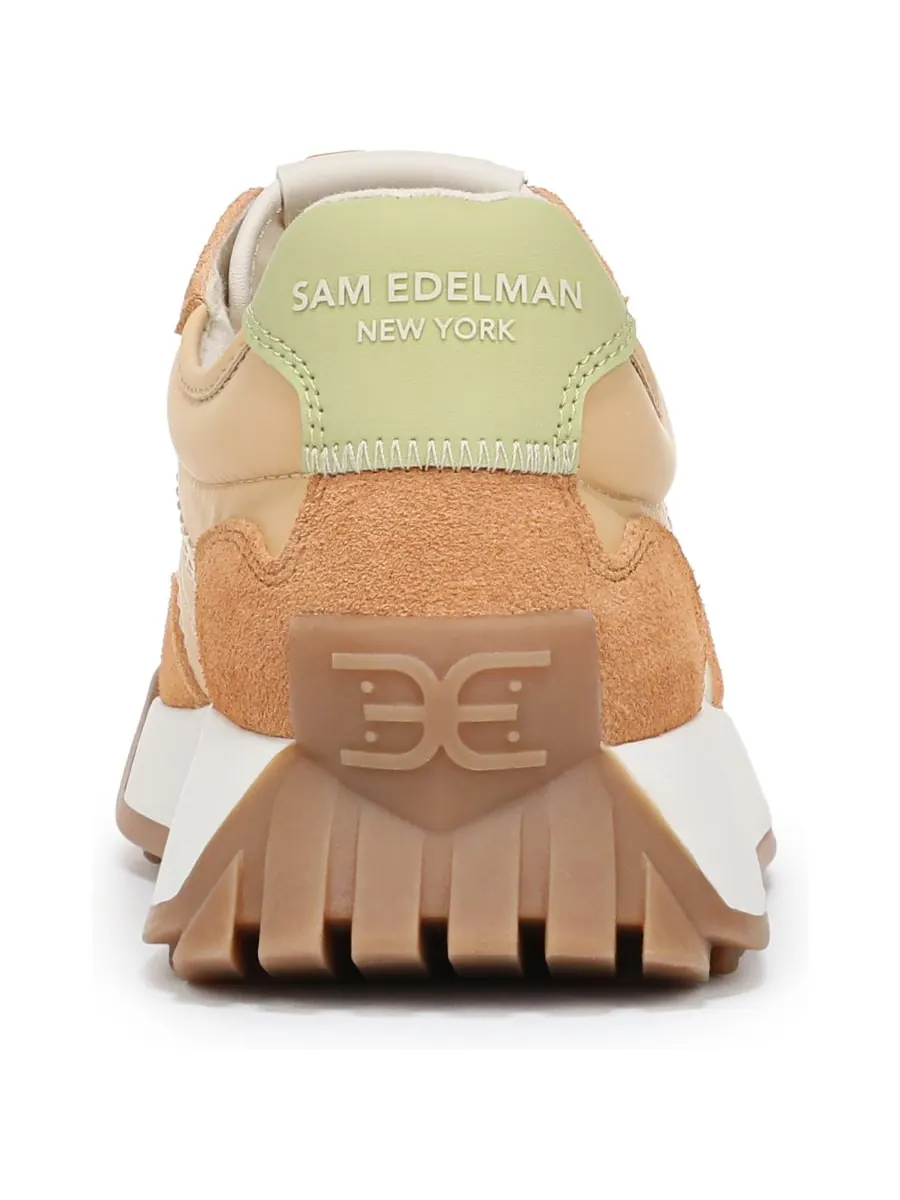 Женские ретро-кроссовки Langley на шнуровке Sam Edelman — изображение 3 из 5, оранжевый