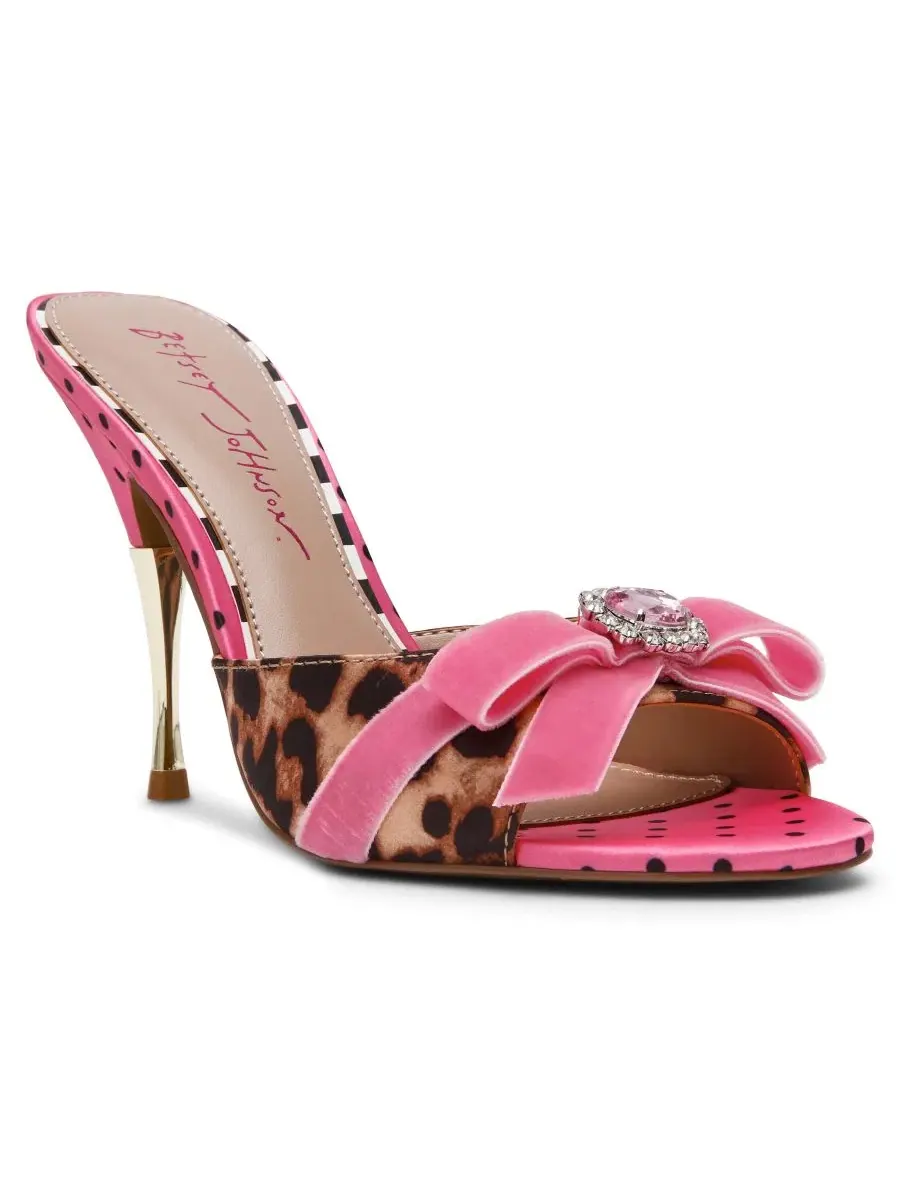 Босоножки на каблуке Prisilla Betsey Johnson — изображение 1 из 5, мульти
